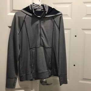 Athleta Heavenly Hail Hoodie 3 / Navy Bright White